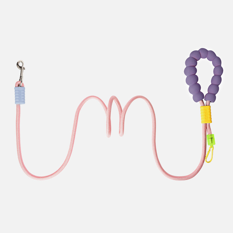 Cross-border new dog leash, cloud bubble foam can be crossed, dog walking rope can be adjusted, and P rope wholesale